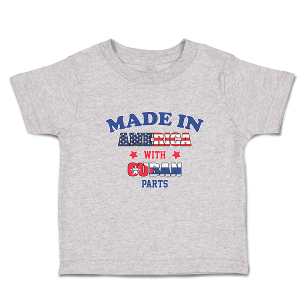 Toddler Clothes Made in America with Cuban Parts and An American Flag of Usa