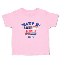 Toddler Clothes Made in America with Cuban Parts and An American Flag of Usa