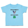 Cute Toddler Clothes America Irish Parts Flag Usa Shamrock Leaf Toddler Shirt