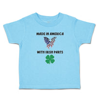 Cute Toddler Clothes America Irish Parts Flag Usa Shamrock Leaf Toddler Shirt