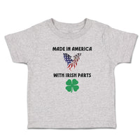 Cute Toddler Clothes America Irish Parts Flag Usa Shamrock Leaf Toddler Shirt
