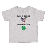Toddler Clothes America Irish Parts American Flag Usa Shamrock Leaf Cotton