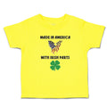 Cute Toddler Clothes America Irish Parts Flag Usa Shamrock Leaf Toddler Shirt