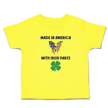 Cute Toddler Clothes America Irish Parts Flag Usa Shamrock Leaf Toddler Shirt