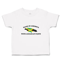Cute Toddler Clothes Made in America with Jamaican Parts An National Flag of Usa