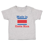 Cute Toddler Clothes Made in Costa Rica An National Flag Usa Toddler Shirt