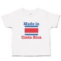 Cute Toddler Clothes Made in Costa Rica An National Flag Usa Toddler Shirt
