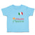 Toddler Clothes Italian Princess with National Flag and Prince Crown Cotton