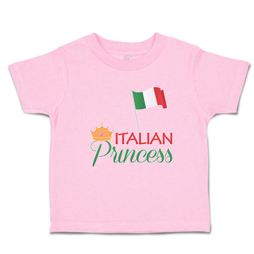 Toddler Clothes Italian Princess with National Flag and Prince Crown Cotton