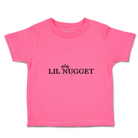 Toddler Girl Clothes Lil Nugget with Crown Toddler Shirt Baby Clothes Cotton