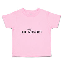 Toddler Girl Clothes Lil Nugget with Crown Toddler Shirt Baby Clothes Cotton