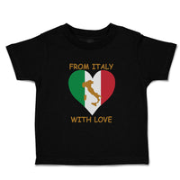 From Italy with Love Heart Flag Map Countries Flag