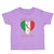 Toddler Clothes From Italy with Love Heart Flag Map Countries Flag Toddler Shirt