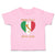 Toddler Clothes From Italy with Love Heart Flag Map Countries Flag Toddler Shirt