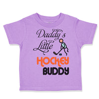 Toddler Clothes Daddy's Little Hockey Buddy Dad Father's Day Toddler Shirt