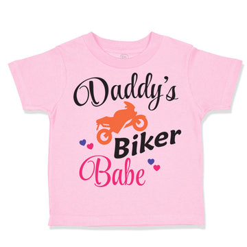 Toddler Girl Clothes Daddy's Dad Father Biker Babe Motorcycle Dad Father's Day