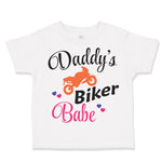 Toddler Girl Clothes Daddy's Dad Father Biker Babe Motorcycle Dad Father's Day