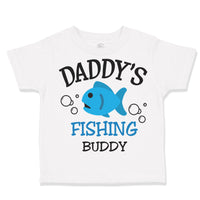 Toddler Clothes Daddy's Dad Father Fishing Buddy Style B Dad Father's Day Cotton