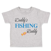 Toddler Clothes Daddy's Fishing Buddy Fishing Fish Fisherman Toddler Shirt