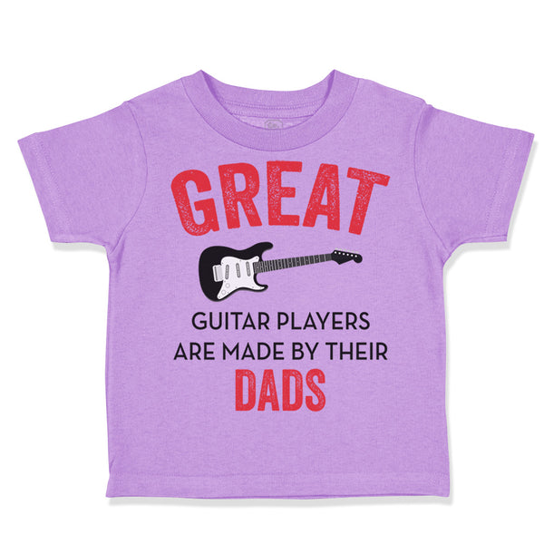 Toddler Clothes Great Guitar Player Are Made by Their Dad Father's Day Cotton