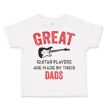 Toddler Clothes Great Guitar Player Are Made by Their Dad Father's Day Cotton