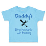 Toddler Clothes Daddy's Little Mechanic in Training Dad Father's Day Cotton