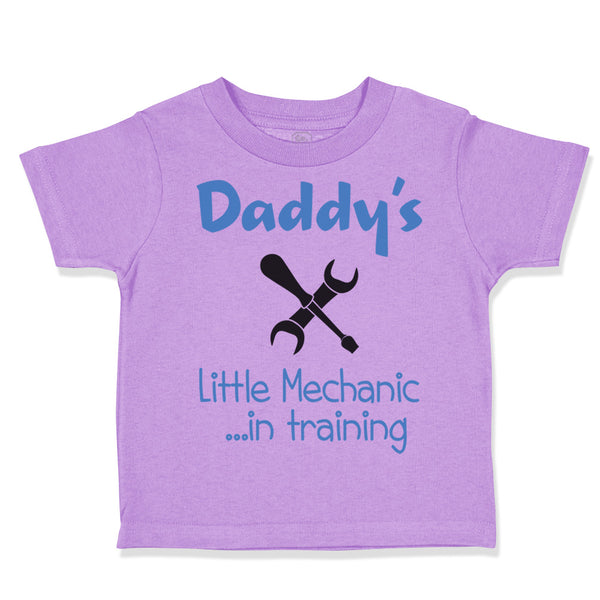 Toddler Clothes Daddy's Little Mechanic in Training Dad Father's Day Cotton