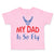 Toddler Clothes My Daddy Is So Fly Air Force Dad Father's Day Toddler Shirt