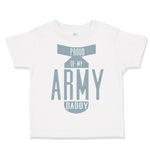 Toddler Clothes Proud of My Army Daddy Dad Father's Day Toddler Shirt Cotton
