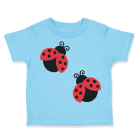 Toddler Clothes 2 Black and Red Ladybugs Toddler Shirt Baby Clothes Cotton