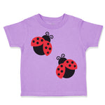 Toddler Clothes 2 Black and Red Ladybugs Toddler Shirt Baby Clothes Cotton