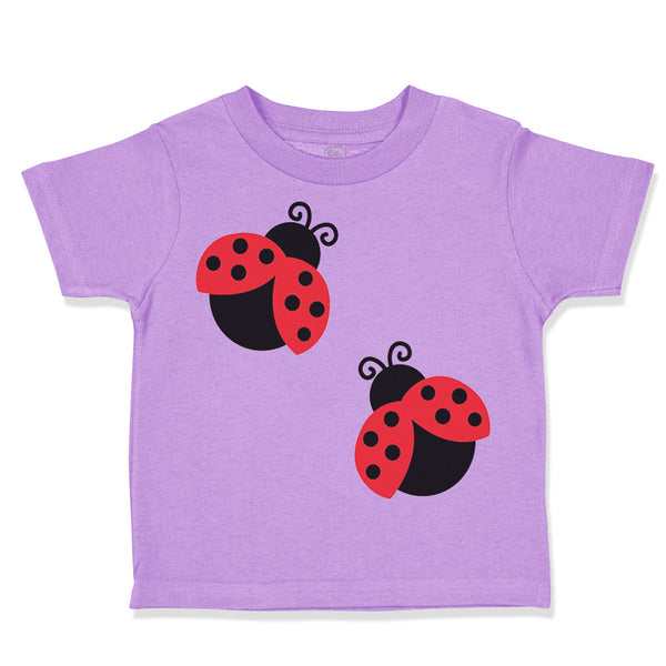Toddler Clothes 2 Black and Red Ladybugs Toddler Shirt Baby Clothes Cotton