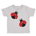 Toddler Clothes 2 Black and Red Ladybugs Toddler Shirt Baby Clothes Cotton