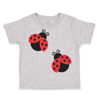 Toddler Clothes 2 Black and Red Ladybugs Toddler Shirt Baby Clothes Cotton