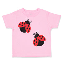 Toddler Clothes 2 Black and Red Ladybugs Toddler Shirt Baby Clothes Cotton