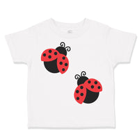 Toddler Clothes 2 Black and Red Ladybugs Toddler Shirt Baby Clothes Cotton