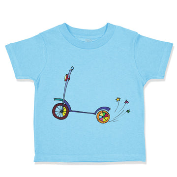Toddler Clothes Trottinette Scooter Toddler Shirt Baby Clothes Cotton