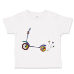 Toddler Clothes Trottinette Scooter Toddler Shirt Baby Clothes Cotton