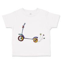 Toddler Clothes Trottinette Scooter Toddler Shirt Baby Clothes Cotton