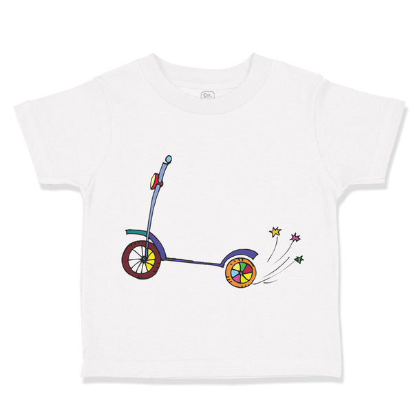 Toddler Clothes Trottinette Scooter Toddler Shirt Baby Clothes Cotton