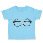 Toddler Clothes Nerdy Black Glasses Funny Humor Toddler Shirt Cotton