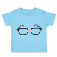 Toddler Clothes Nerdy Black Glasses Funny Humor Toddler Shirt Cotton