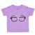 Toddler Clothes Nerdy Black Glasses Funny Humor Toddler Shirt Cotton