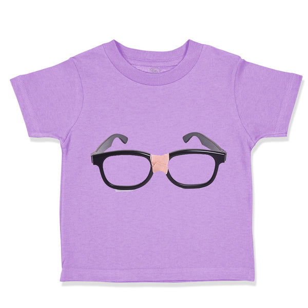 Toddler Clothes Nerdy Black Glasses Funny Humor Toddler Shirt Cotton