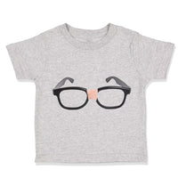 Toddler Clothes Nerdy Black Glasses Funny Humor Toddler Shirt Cotton