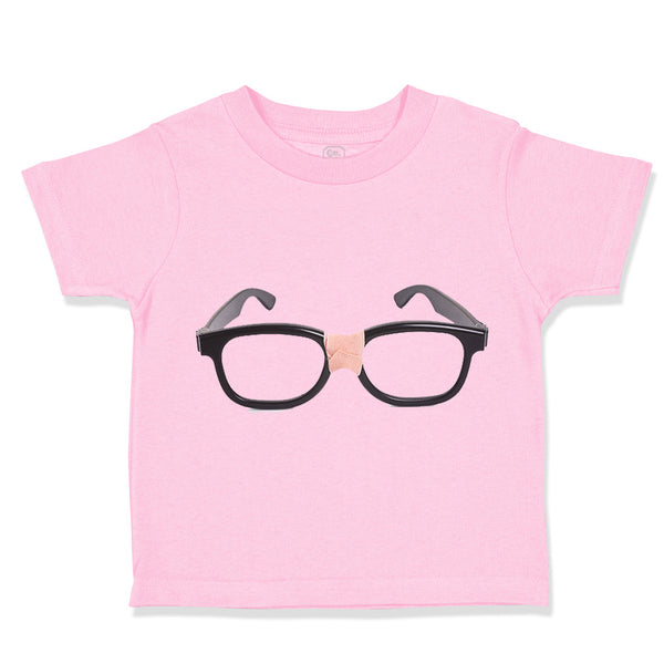 Toddler Clothes Nerdy Black Glasses Funny Humor Toddler Shirt Cotton