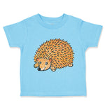 Toddler Clothes Brown Hedgehog Toddler Shirt Baby Clothes Cotton