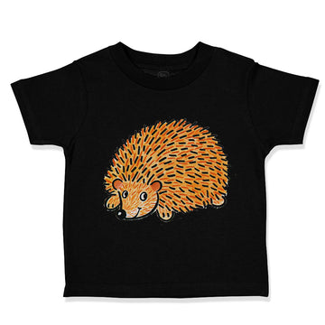 Toddler Clothes Brown Hedgehog Toddler Shirt Baby Clothes Cotton
