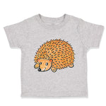 Toddler Clothes Brown Hedgehog Toddler Shirt Baby Clothes Cotton