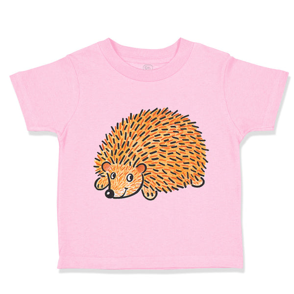 Toddler Clothes Brown Hedgehog Toddler Shirt Baby Clothes Cotton